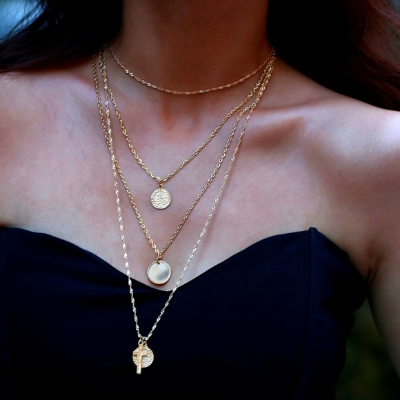 3/$35🔥 💕Last One Rosary Maria Choker Necklaces - Picture 3 of 10